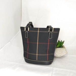 Liz Claiborne Plaid Small Tote